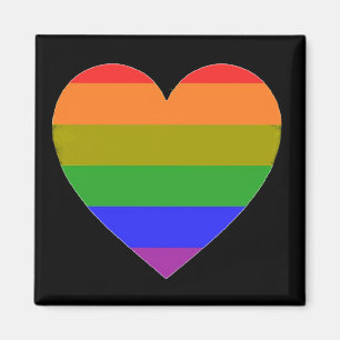 Íman Magnet Rainbpw Heart