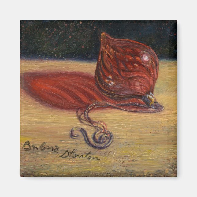 Íman Magnet "Red Glass Ornament" (Frente)
