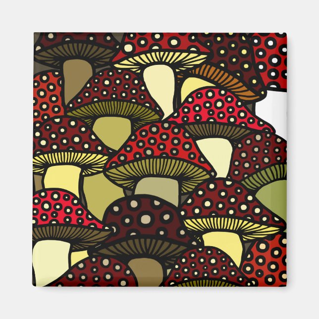 Íman Magnet Red Mushroom (Frente)