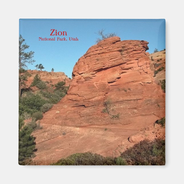 Íman Magnet: Red Rock In Zion (Frente)