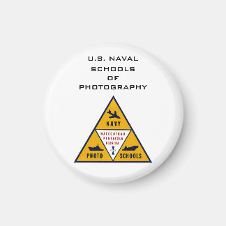 Íman Magnet redondo das Escolas Navais de Fotografia (C