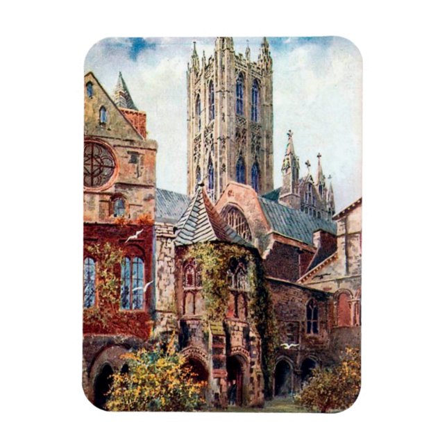 Íman Magnet - Rua Augustine Gateway, Canterbury, Kent (Vertical)