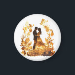 Íman Magnet Rustic Autumn Wedding<br><div class="desc">Um charmoso ímã rústico perfeito para casamentos no outono! Apresentando tons quentes de queda e design elegante,  faz um belo favor de casamento ou manutenção. Um toque adorável para comemorações sazonais.</div>