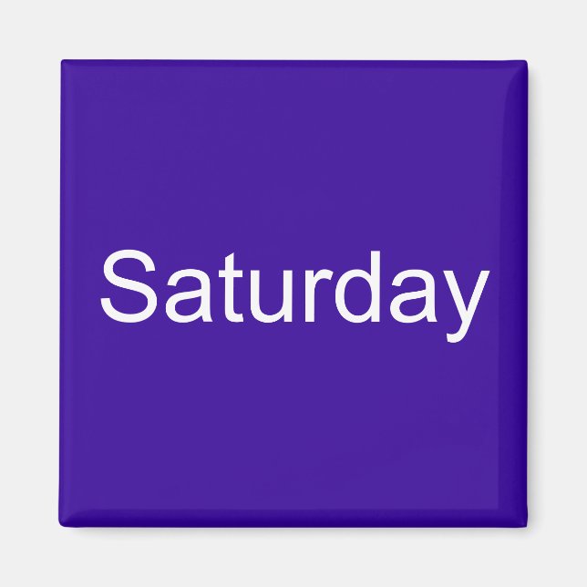 Íman Magnet Sábado (Frente)