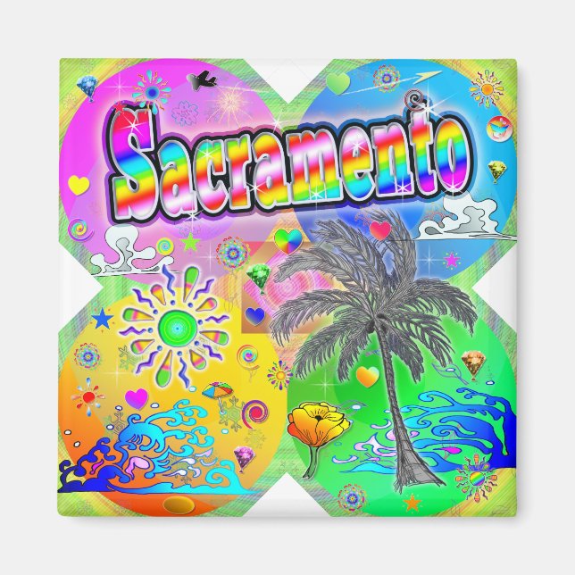 Íman Magnet Sacramento Quadro Seasons (Frente)