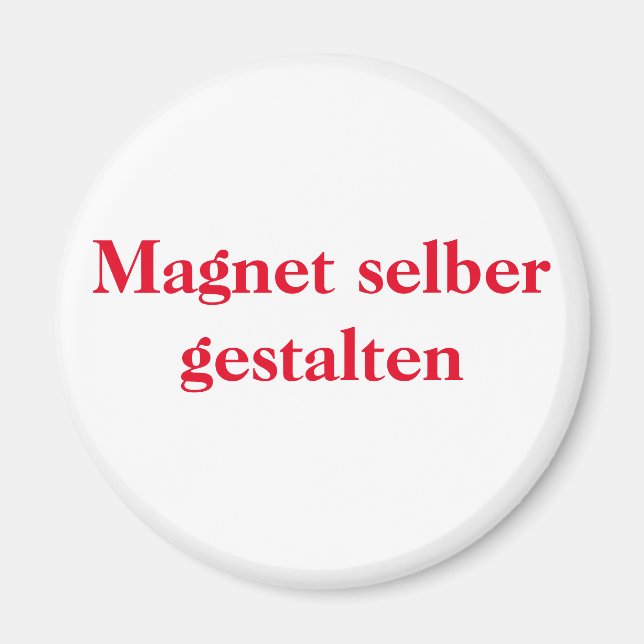 Íman Magnet selber gestalten (Frente)