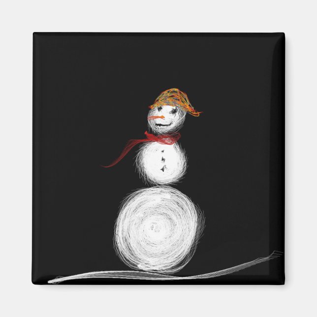 Íman Magnet Snowman (Frente)