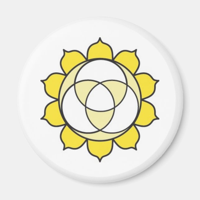 Íman Magnet Solar Plexus Chakra (Frente)