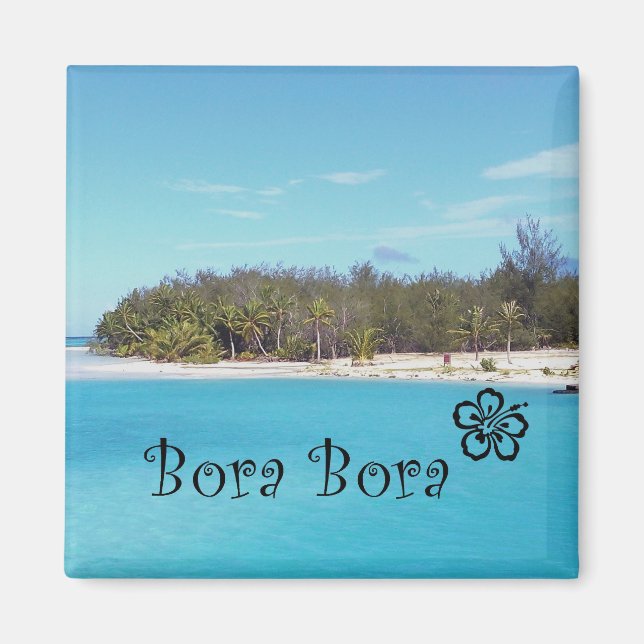 Íman Magnet souvenir Bora Bora (Frente)