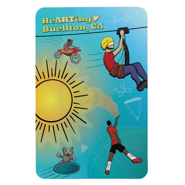 Íman Magnet - Sporty Sky (Vertical)