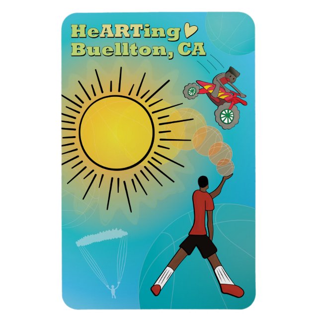 Íman Magnet - Sporty Sky (Vertical)