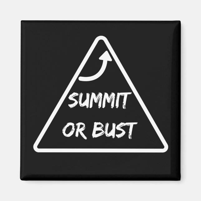 Íman Magnet "Summit or Bust" (Frente)