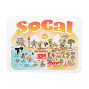 Íman Magnet Sunny SoCal Souvenir