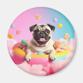 Íman Magnet – Süßer glücklicher Mops 