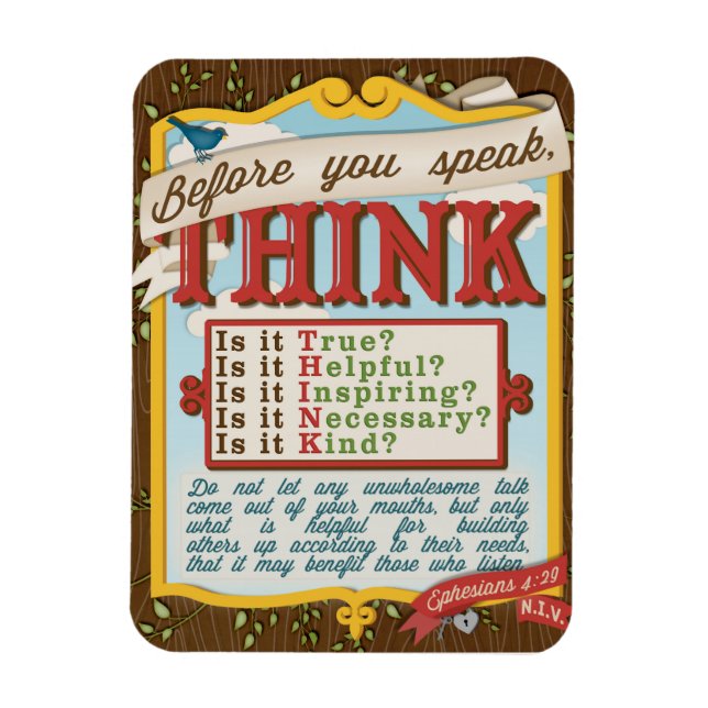 Íman Magnet T.H.I.N.K. (Vertical)