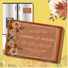 Íman MAGNET Terracotta Floral Elegante Data de Salvamen