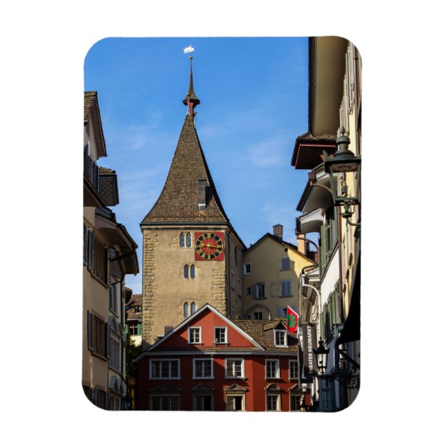 Íman Magnet Torre de Zurich Grimmenturm (Vertical)