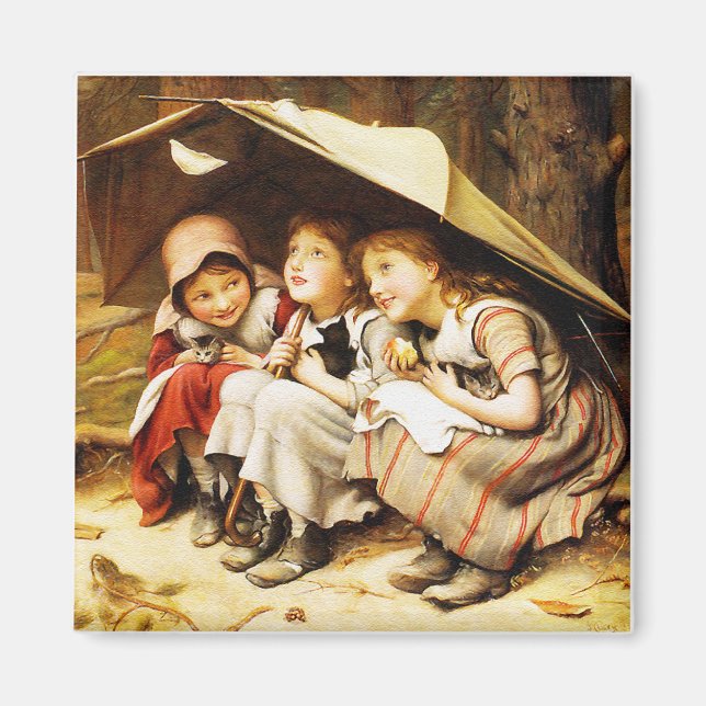 Íman Magnet: Três Pequenos Gatinhos (Frente)