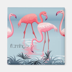 Íman Magnet Tropical Flamingo