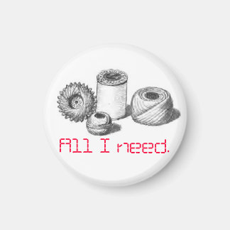 Íman Magnet Tudo o que preciso para costurar pessoas