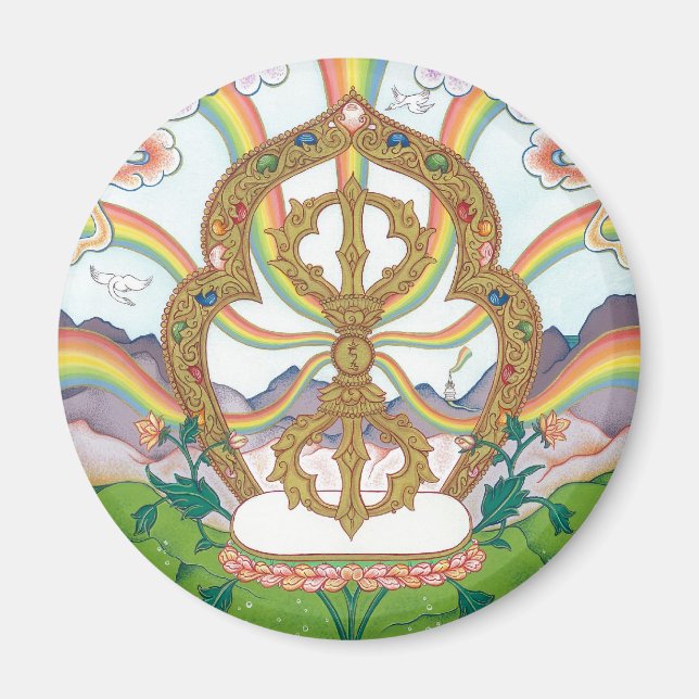 Íman MAGNET Vajra (Tib. Dorje) (Frente)