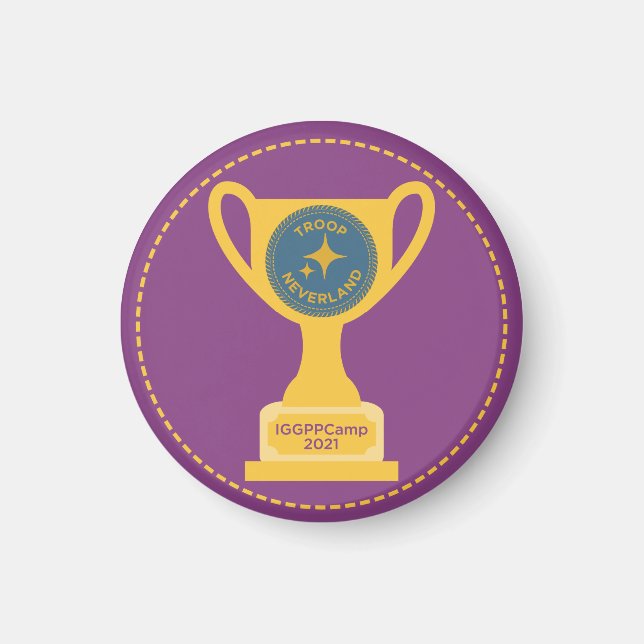 Íman Magnet vencedor da Copa do Campo IGGPPCamp 2021 (Frente)