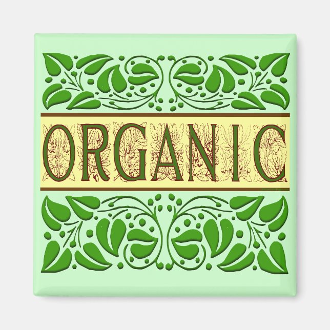 Íman Magnet Verde Orgânico (Frente)