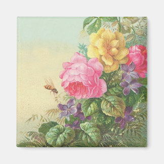 Íman Magnet Vintage Floral