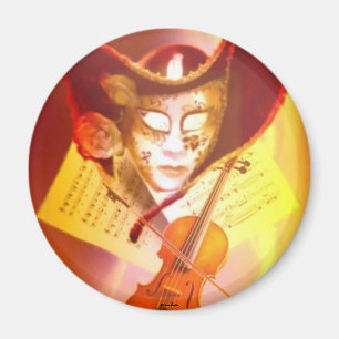 Íman Magnet Violinista de Veneza