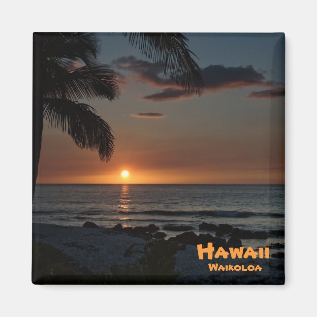 Íman Magnet: Waikoloa Sunset #1 (Frente)