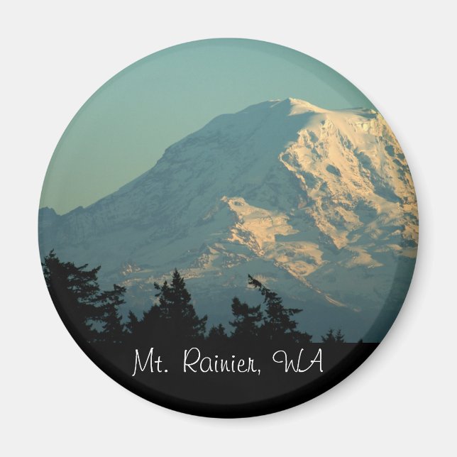 Íman Magnet: Winter Mt. Rainier (Frente)