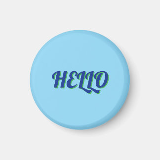 ÍMAN MAGNET WITH HELLO