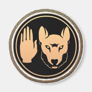 Íman Magnet Wolf Native Art Metis Magnets