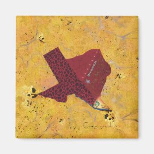 Íman Magnet Yellow Rose em Austin, Texas