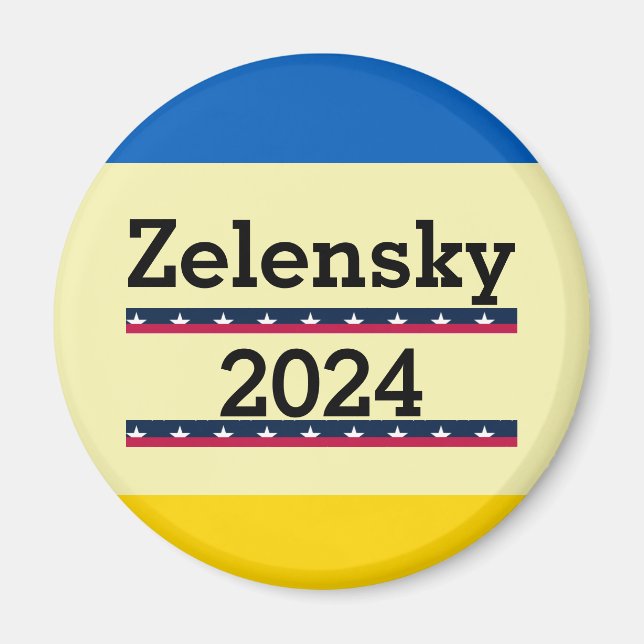 Íman Magnet Zelensky 2024 (Frente)