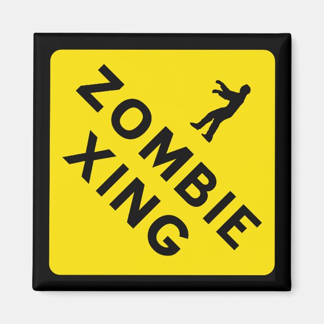 Íman Magnet Zombie Xing (Frente)