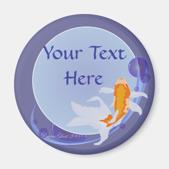 Íman Magneta 2 Goldfish Personalizável (Frente)
