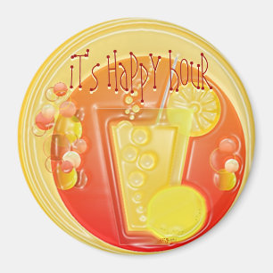 Íman Magneta 3D de Hora Feliz para Beber