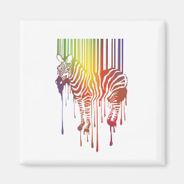 Íman magneta abstrato zebra