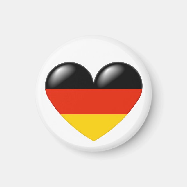 Íman Magneta alemã - Deutsche Herz (Frente)