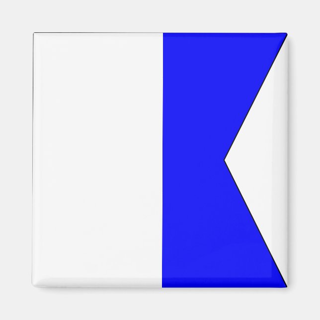 Íman Magneta Alfa com Sinalizador Náutico "A" (Frente)