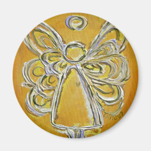 Íman Magneta Anjo Amarelo