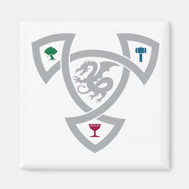 Íman Magneta ao quadrado DAoC (Frente)