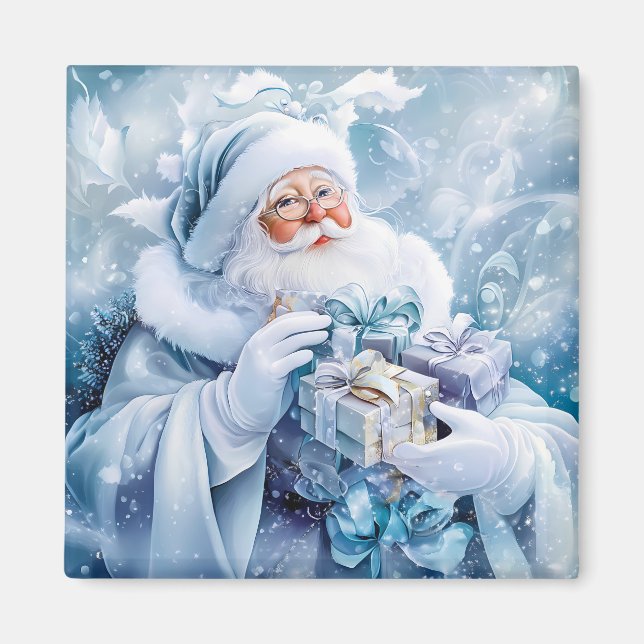 Íman Magneta azul de inverno (Frente)