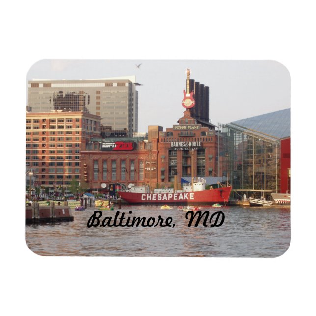 Íman Magneta Baltimore Personalizável (Horizontal)