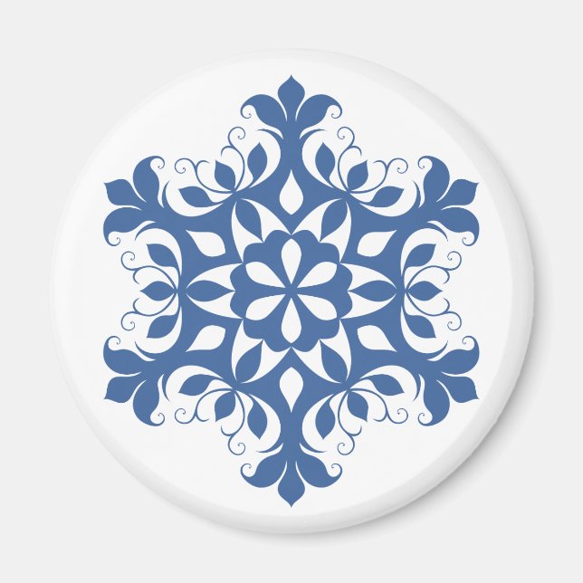 Íman Magneta Blue Snowflake (Frente)