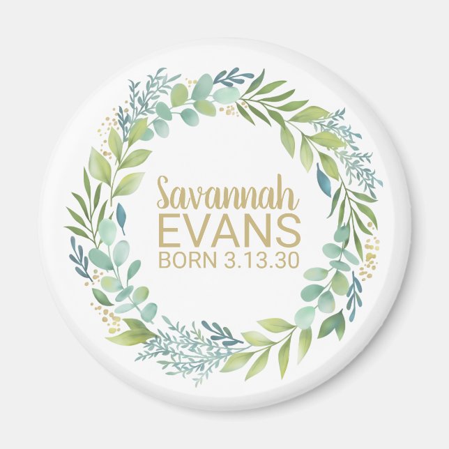 Íman Magneta Bonita de Nascentes (Frente)