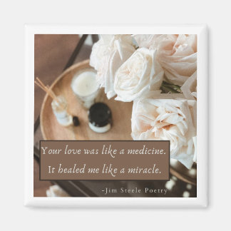 Íman Magneta bonita expressando amor por um cuidador