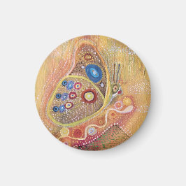 Íman Magneta Borboleta Pequena, Arredondada De 1 ¼ Pole