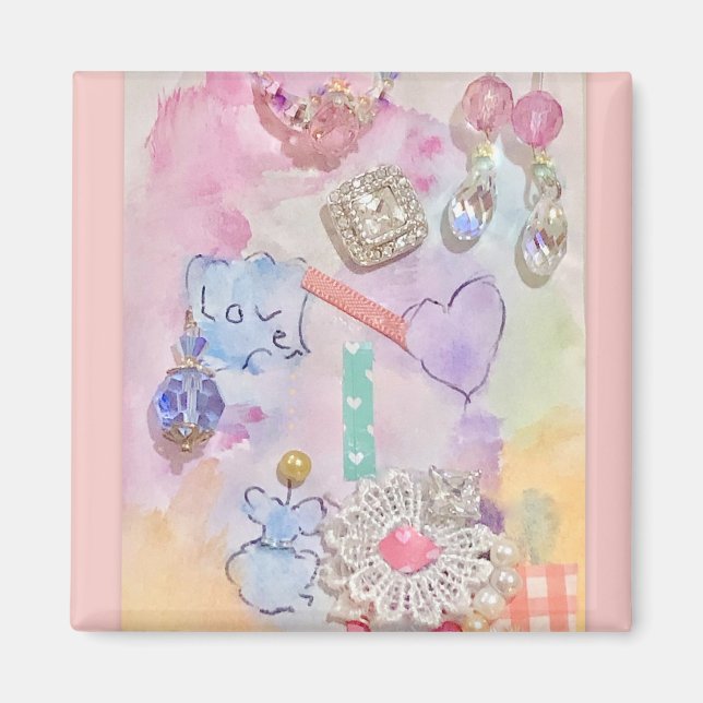 Íman Magneta cardíaca - Apenas Bonito (Frente)